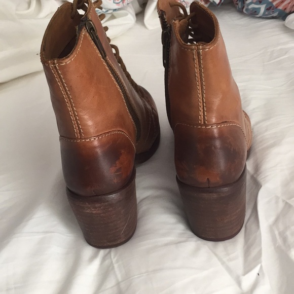 KDB leather lace up ankle boot - Picture 3 of 5